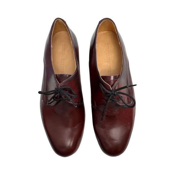 Dieppa Restrepo Shoes - Dieppa Restrepo Burgundy Leather Oxford Shoes Women’s Size 6 Handmade Artisan